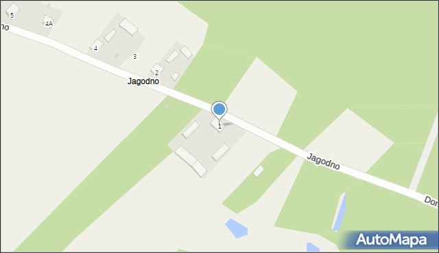Jagodno, Jagodno, 1, mapa Jagodno