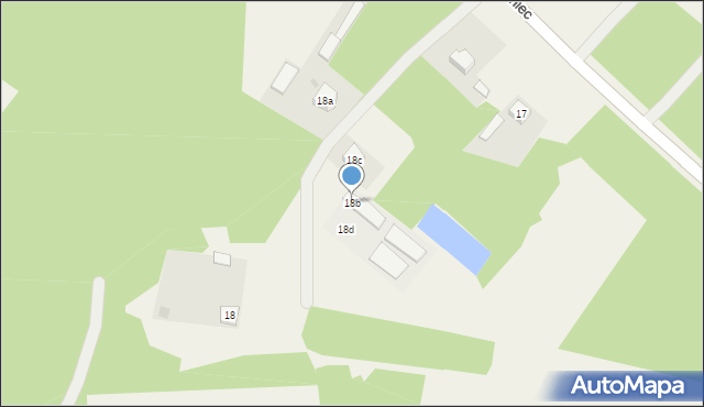 Jagodziniec, Jagodziniec, 18b, mapa Jagodziniec