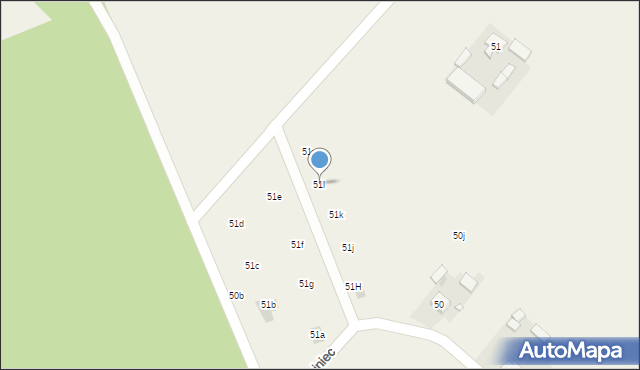 Jagodziniec, Jagodziniec, 51l, mapa Jagodziniec