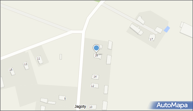 Jagoty, Jagoty, 16, mapa Jagoty