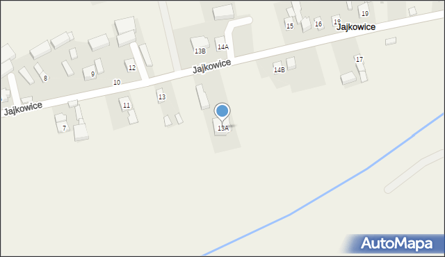 Jajkowice, Jajkowice, 13A, mapa Jajkowice