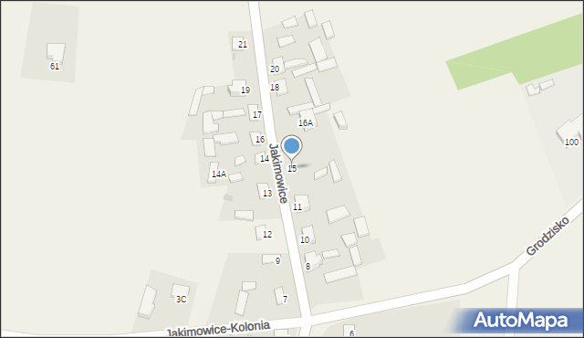 Jakimowice, Jakimowice, 15, mapa Jakimowice