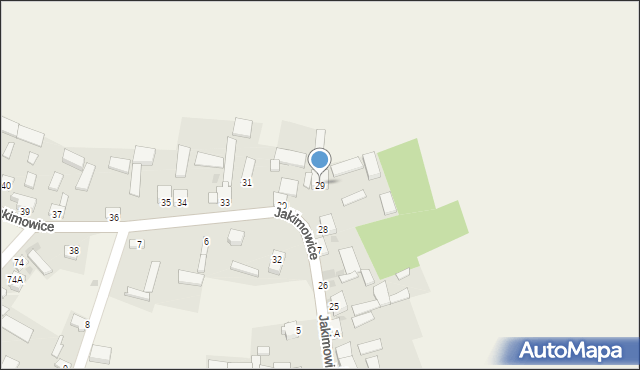 Jakimowice, Jakimowice, 29, mapa Jakimowice