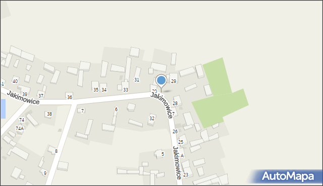 Jakimowice, Jakimowice, 30A, mapa Jakimowice