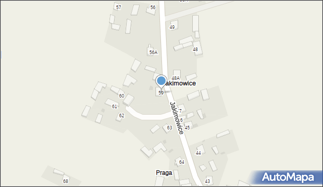 Jakimowice, Jakimowice, 59, mapa Jakimowice