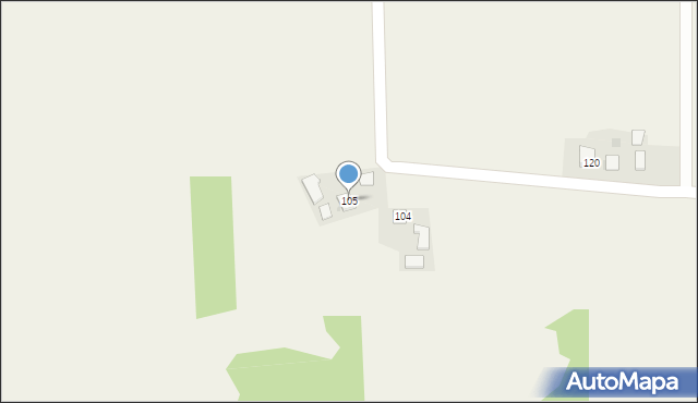 Jaksice, Jaksice, 105, mapa Jaksice