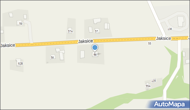 Jaksice, Jaksice, 56, mapa Jaksice