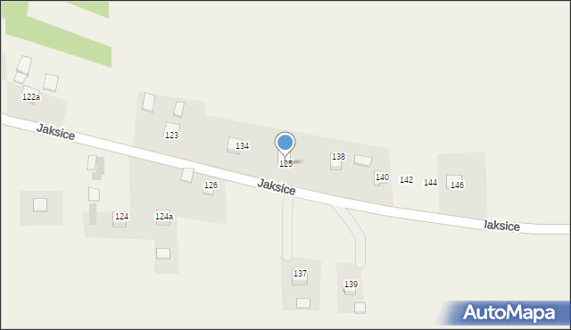 Jaksice, Jaksice, 136, mapa Jaksice