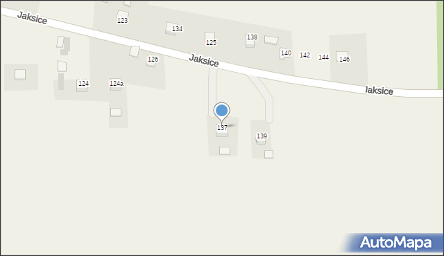 Jaksice, Jaksice, 137, mapa Jaksice