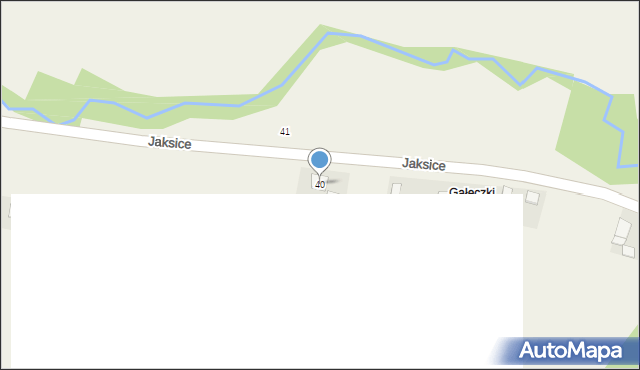 Jaksice, Jaksice, 40, mapa Jaksice