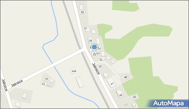 Jaksice, Jaksice, 53, mapa Jaksice