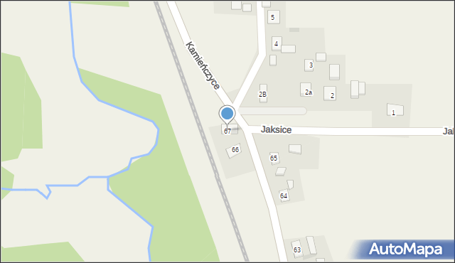 Jaksice, Jaksice, 67, mapa Jaksice