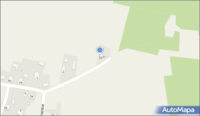 Jaksmanice, Jaksmanice, 2a, mapa Jaksmanice