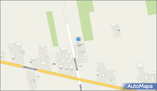 Jaksonek, Jaksonek, 31a, mapa Jaksonek