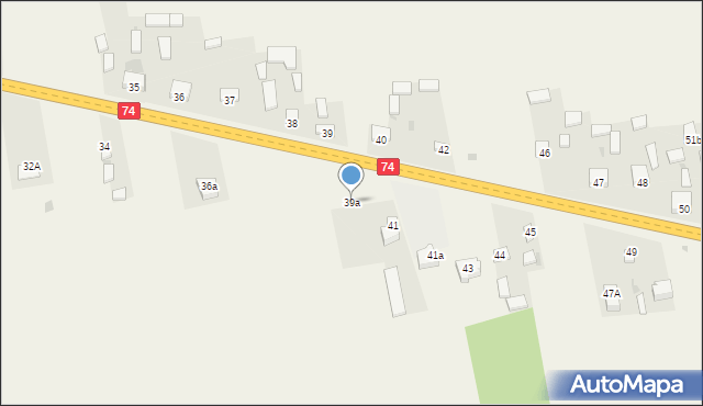 Jaksonek, Jaksonek, 39a, mapa Jaksonek