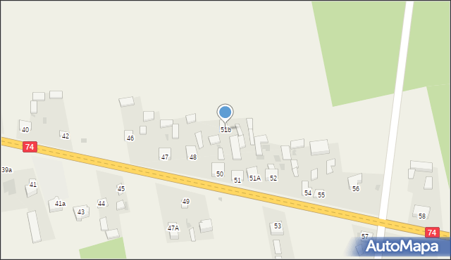 Jaksonek, Jaksonek, 51b, mapa Jaksonek