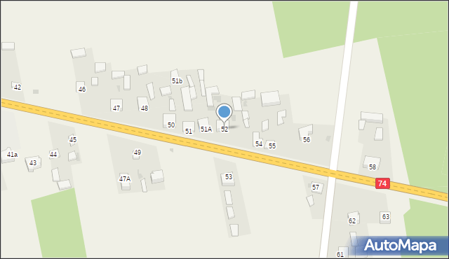 Jaksonek, Jaksonek, 52, mapa Jaksonek