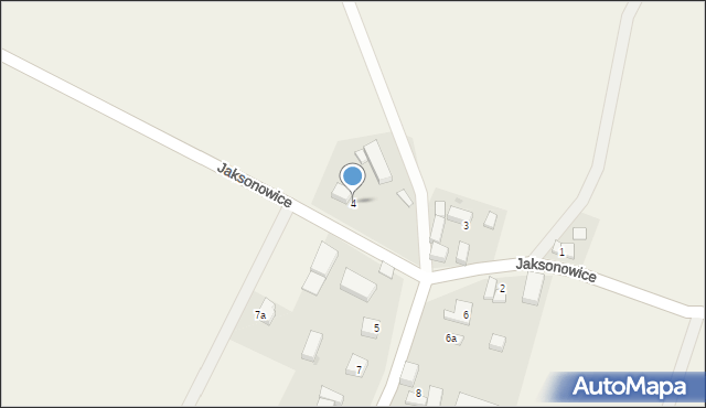 Jaksonowice, Jaksonowice, 4, mapa Jaksonowice