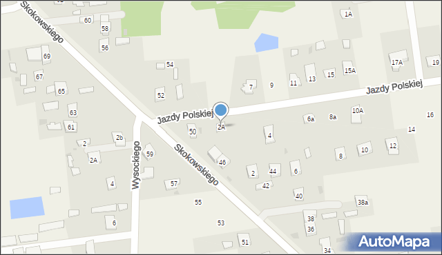Jaktorów, Jazdy Polskiej, 2A, mapa Jaktorów