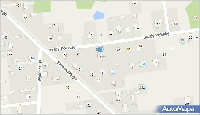 Jaktorów, Jazdy Polskiej, 4, mapa Jaktorów