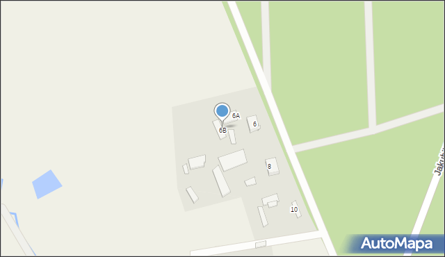 Jakubiki, Jakubiki, 6B, mapa Jakubiki