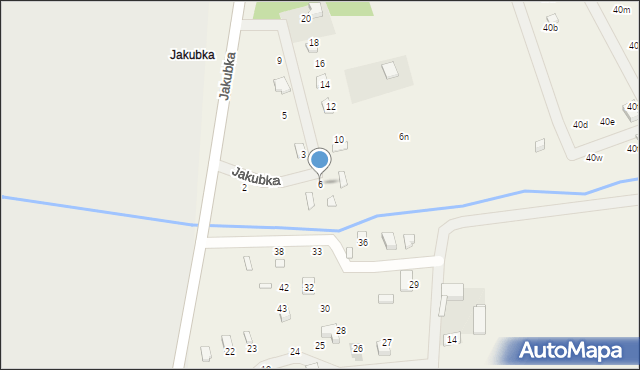Jakubka, Jakubka, 6, mapa Jakubka