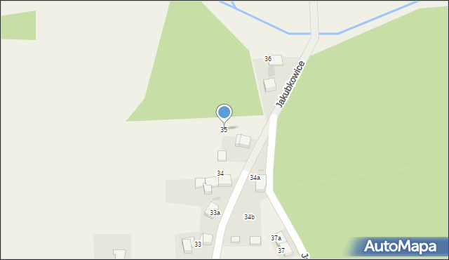 Jakubkowice, Jakubkowice, 35, mapa Jakubkowice