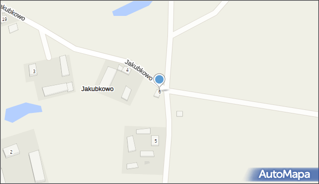 Jakubkowo, Jakubkowo, 6, mapa Jakubkowo