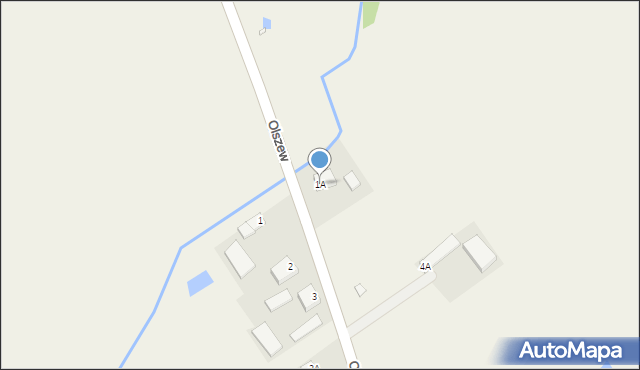 Jakubów, Jakubów, 1A, mapa Jakubów