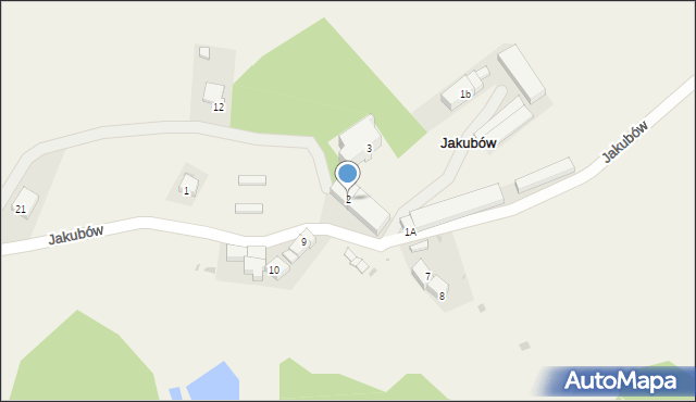 Jakubów, Jakubów, 2, mapa Jakubów