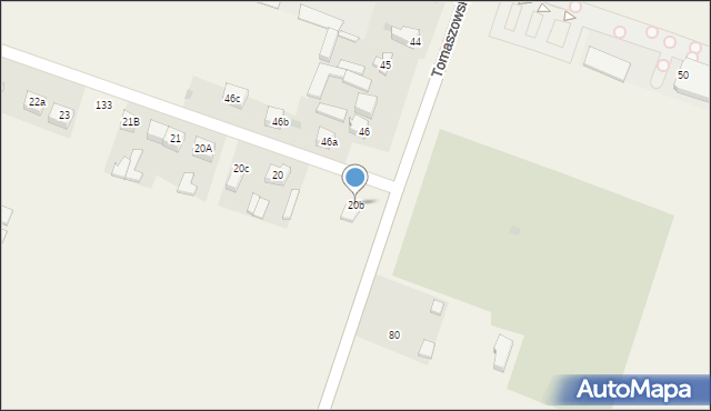 Jakubów, Jakubów, 20b, mapa Jakubów