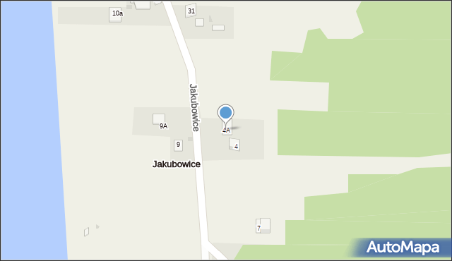Jakubowice, Jakubowice, 4A, mapa Jakubowice