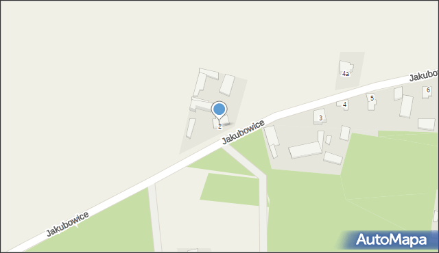 Jakubowice, Jakubowice, 2, mapa Jakubowice