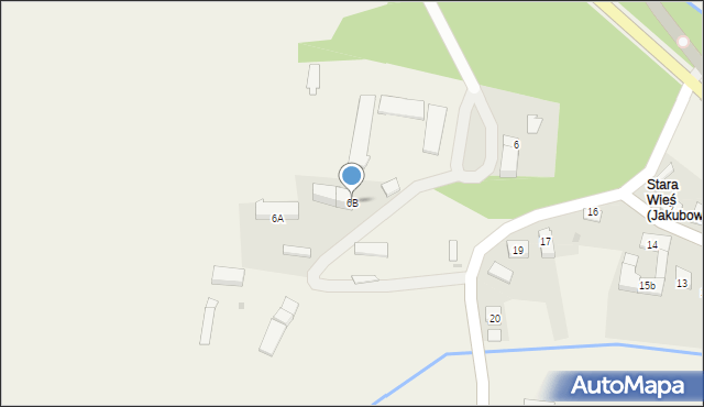 Jakubowice, Jakubowice, 6B, mapa Jakubowice