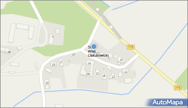 Jakubowice, Jakubowice, 7, mapa Jakubowice