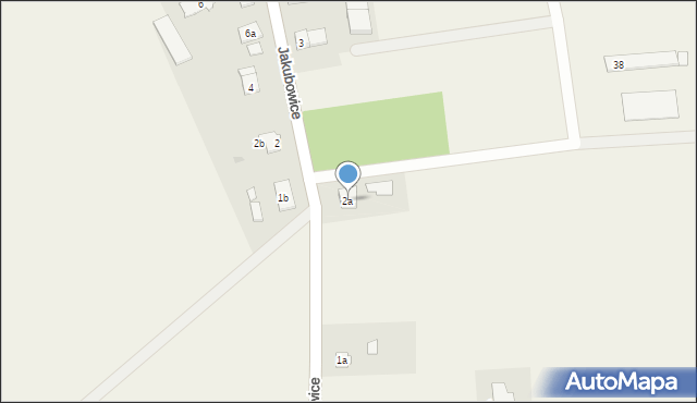Jakubowice, Jakubowice, 2a, mapa Jakubowice