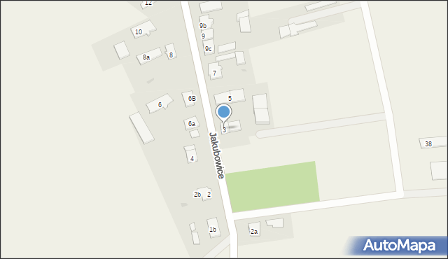 Jakubowice, Jakubowice, 3, mapa Jakubowice