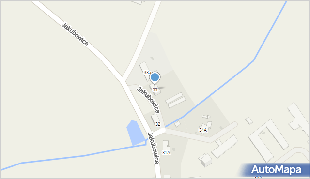 Jakubowice, Jakubowice, 33, mapa Jakubowice