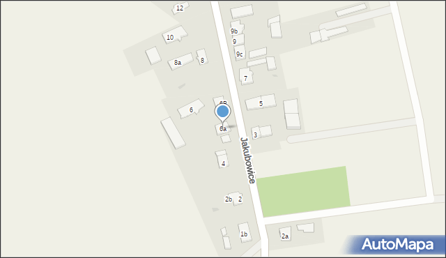 Jakubowice, Jakubowice, 6a, mapa Jakubowice