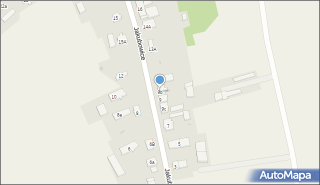 Jakubowice, Jakubowice, 9b, mapa Jakubowice