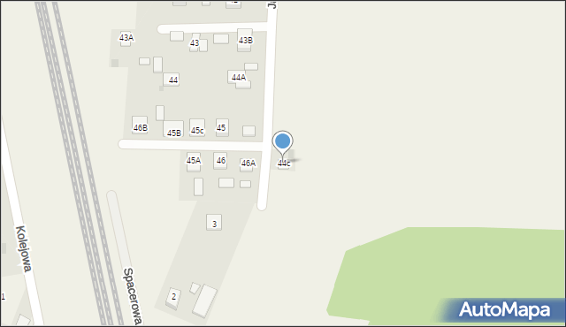 Jakubowizna, Jakubowizna, 44c, mapa Jakubowizna