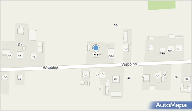 Jakubowizna, Jakubowizna, 52E, mapa Jakubowizna