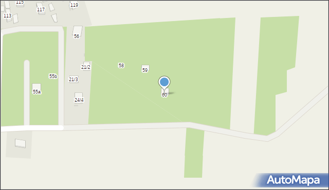 Jakubowizna, Jakubowizna, 60, mapa Jakubowizna