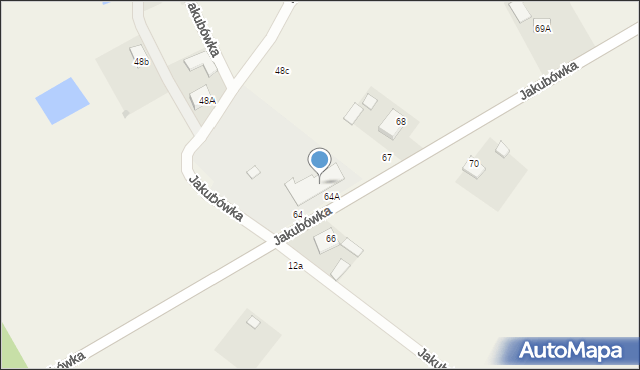 Jakubówka, Jakubówka, 65, mapa Jakubówka