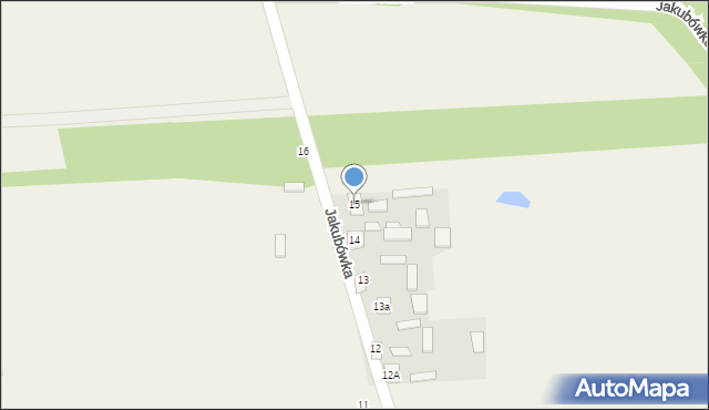 Jakubówka, Jakubówka, 15, mapa Jakubówka