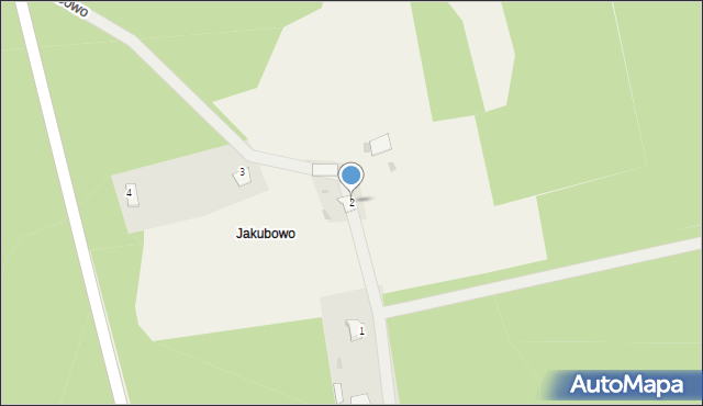 Jakubowo, Jakubowo, 2, mapa Jakubowo