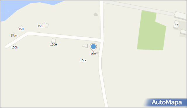 Jakubowo, Jakubowo, 15cb, mapa Jakubowo