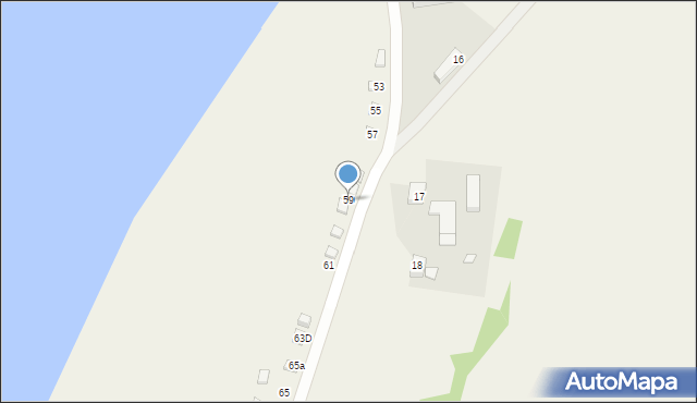 Jakubowo, Jakubowo, 59, mapa Jakubowo