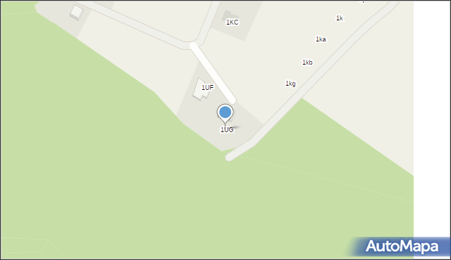 Jakubowo Lubińskie, Jakubowo Lubińskie, 1UG, mapa Jakubowo Lubińskie