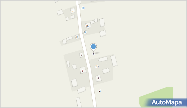 Jakubowskie, Jakubowskie, 6, mapa Jakubowskie